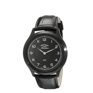 Rotary Mens Watch Revelation Dual Face GS02968 Black Leather 42mm