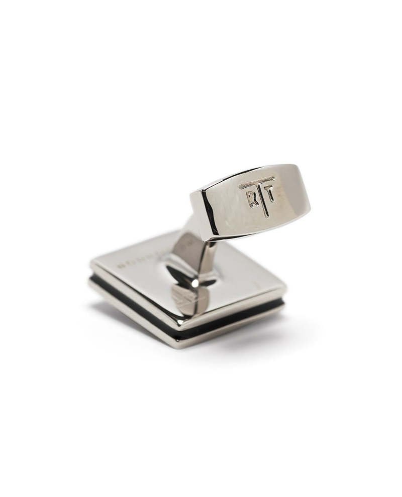 Tateossian Cufflinks Rhodium Black Enamel Swarovski Quadrato CL8923 6 Quadrato Cufflinks 20220927093731 1