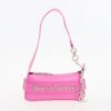 Juicy Couture Hobo Shoulder Bag Pink Jasmine Faux Leather Small Handbag