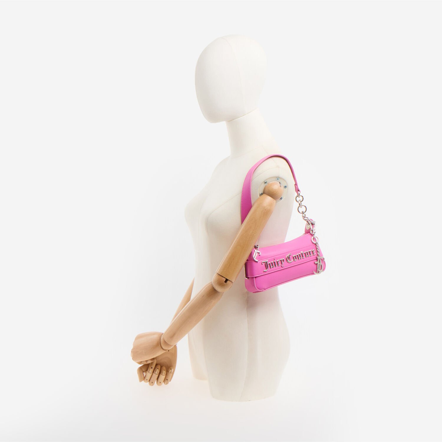Juicy Couture Hobo Shoulder Bag Pink Jasmine Faux Leather Small Handbag 4 11129547 large wl 02