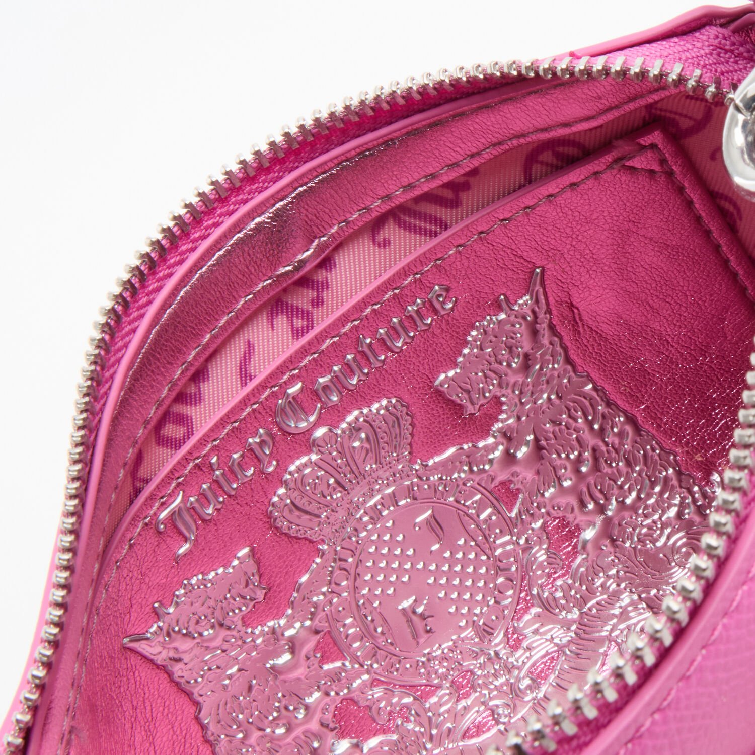 Juicy Couture Hobo Shoulder Bag Pink Jasmine Faux Leather Small Handbag 5 11129547 large wl 03