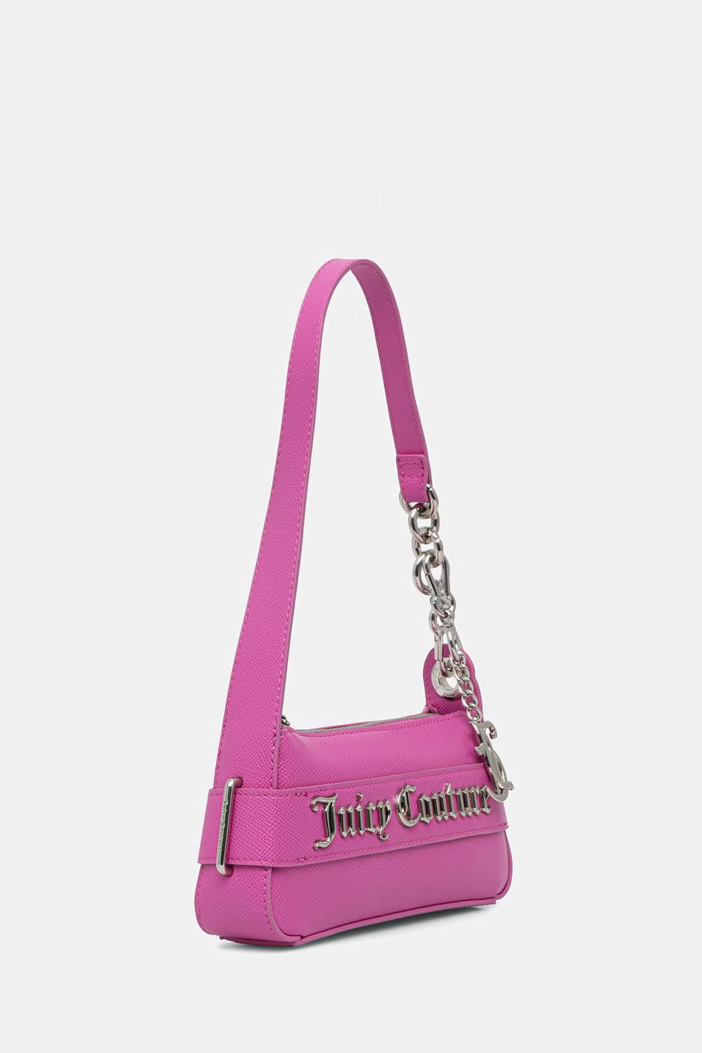 Juicy Couture Hobo Shoulder Bag Pink Jasmine Faux Leather Small Handbag 6 SS26 TOD37M 42X F2