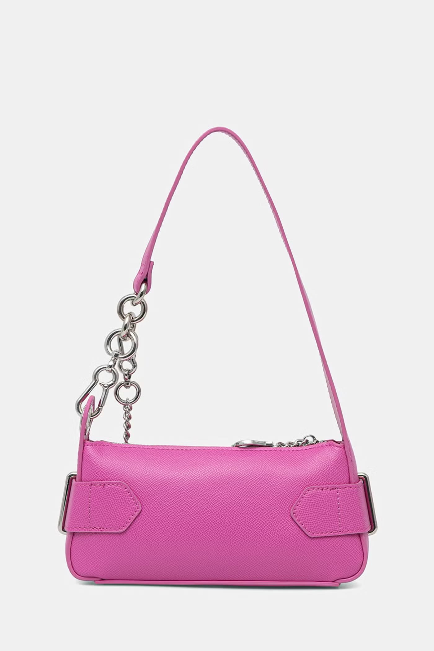 Juicy Couture Hobo Shoulder Bag Pink Jasmine Faux Leather Small Handbag 7 SS26 TOD37M 42X F3