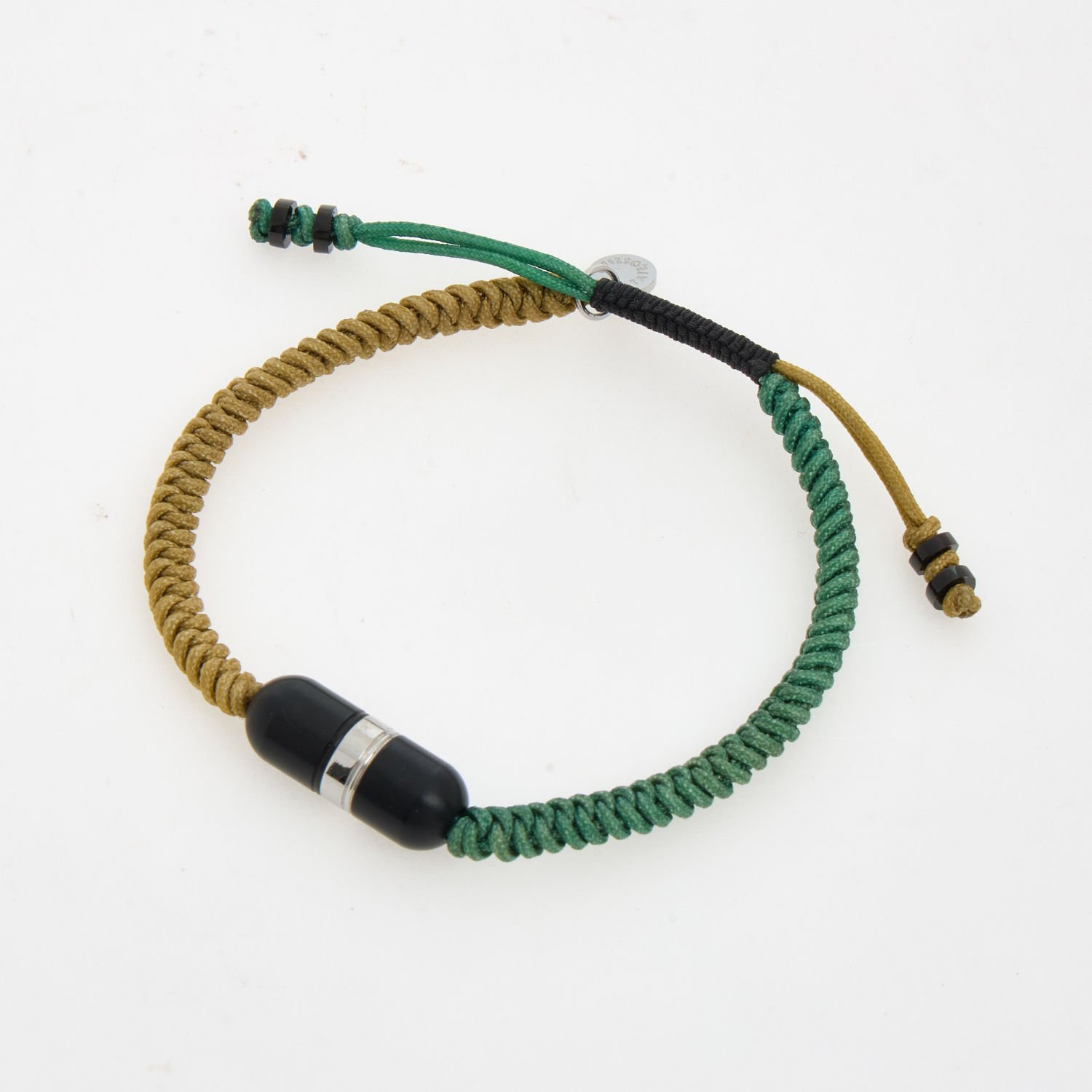 Tateossian Macrame Bracelet Elton John Metallic Pill Primo 19cm Boxed 6 76106461 large wl 01