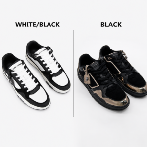 Kurt Geiger Regan Sneakers Men's UK Black Leather Suede Low Top Trainers