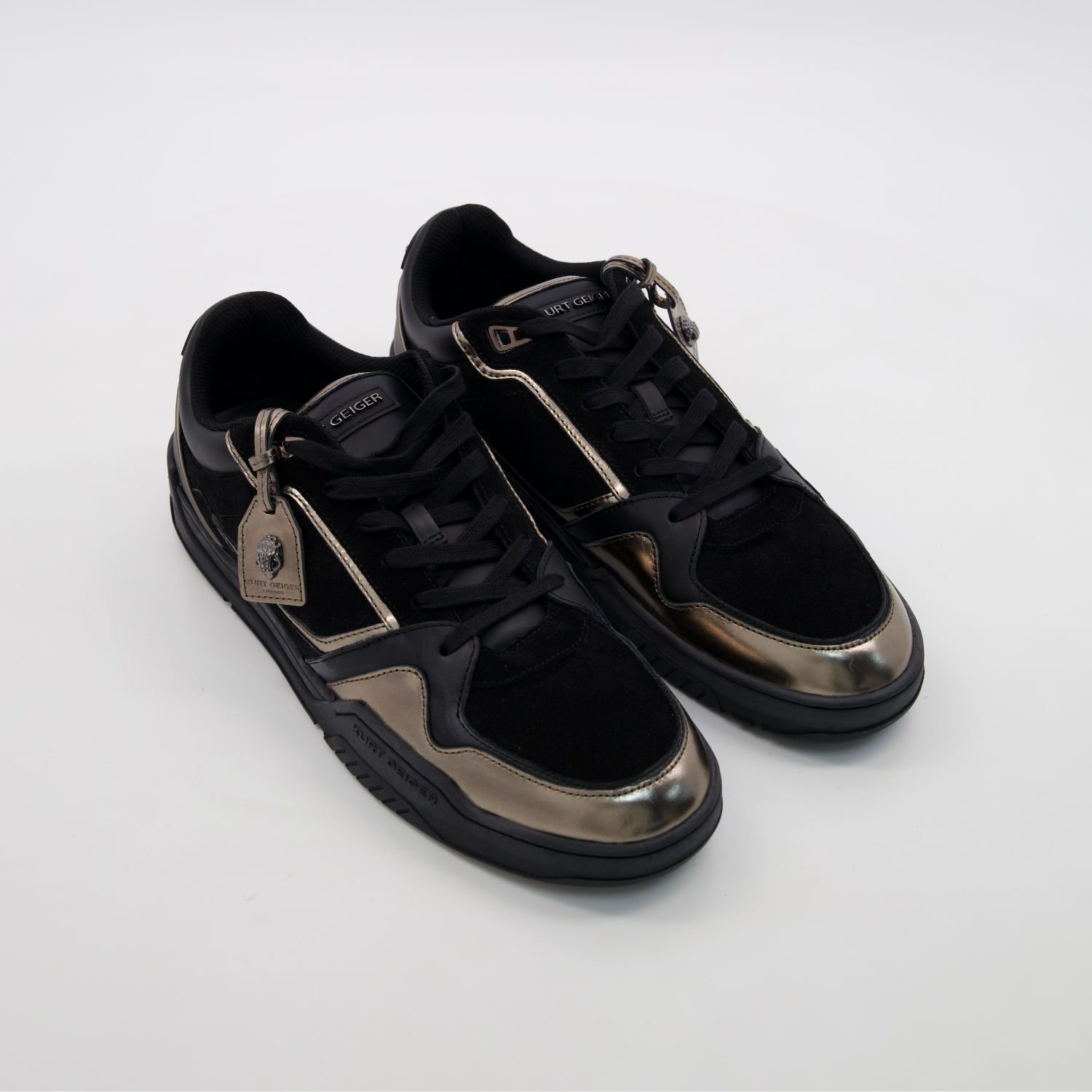 Kurt Geiger Regan Sneakers Men's Leather Suede Low Top Trainers 13 wp 17845268256878200956741836225932