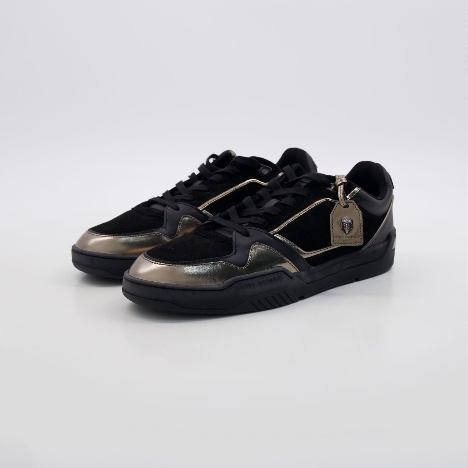 Kurt Geiger Regan Sneakers Men's Leather Suede Low Top Trainers 11 wp 17845268770435753278865095115289