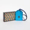 Kurt Geiger Southbank Tag Lanyard Blue Tone Card Holder Neck Strap One Size