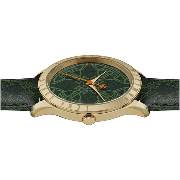 Vivienne Westwood Ladies Watch Berkeley Green Leather VV268GRGD 5 Vivienne Westwood Ladies Watch Berkeley Green Leather VV268GRGD