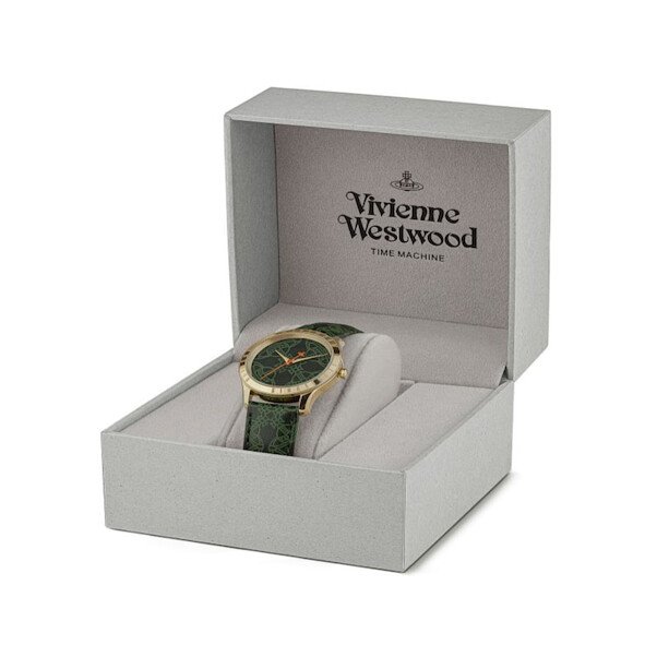 Vivienne Westwood Ladies Watch Berkeley Green Leather VV268GRGD 6 Vivienne Westwood Ladies Watch Berkeley Green Leather VV268GRGD