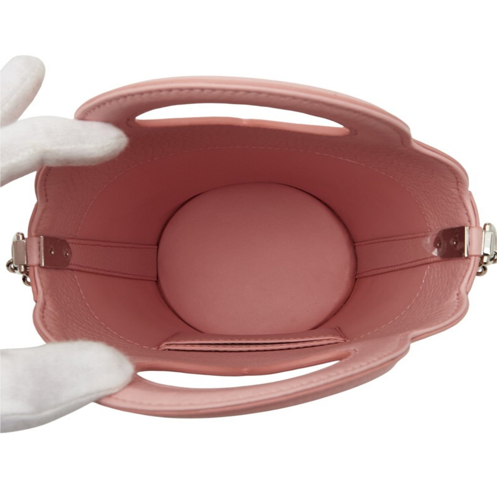 Tiffany Mini 99 Crossbody Bag Return to Tiffany Blush Pink Leather 8 Tiffany & Co. pink leather bag marked Made in Italy