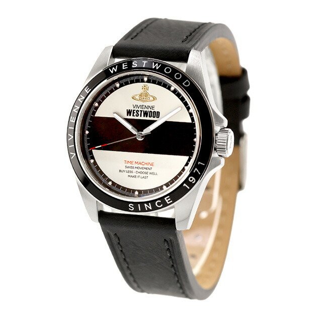 Vivienne Westwood Blackwall Watch 37mm Mens Black Leather 1 Vivienne Westwood Blackwall Watch 37mm Mens Black Leather