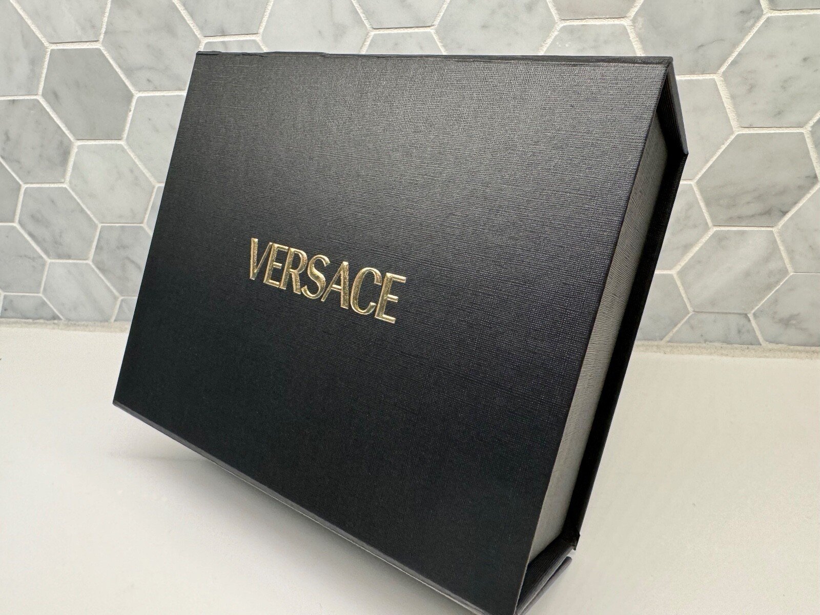 Versace Icon Medusa '95 Black Cotton Terry Slippers EU 37 12 s l1600