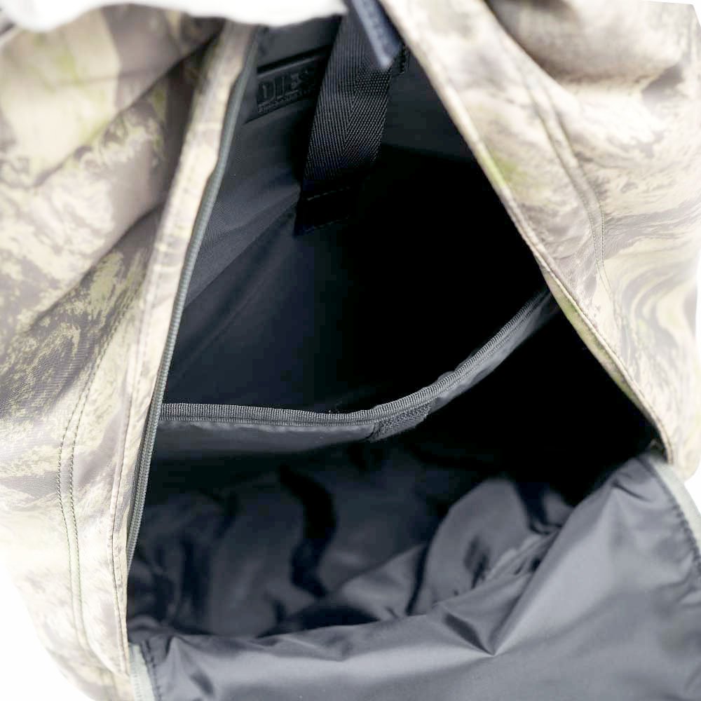 Diesel Backpack Rave X09371 Green Camouflage Laptop Compartment 8 x09371 p5585 t7459 7