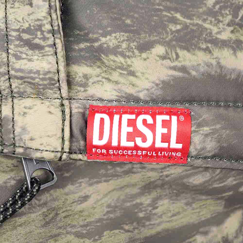 Diesel Backpack Rave X09371 Green Camouflage Laptop Compartment 4 x09371 p5585 t7459 b
