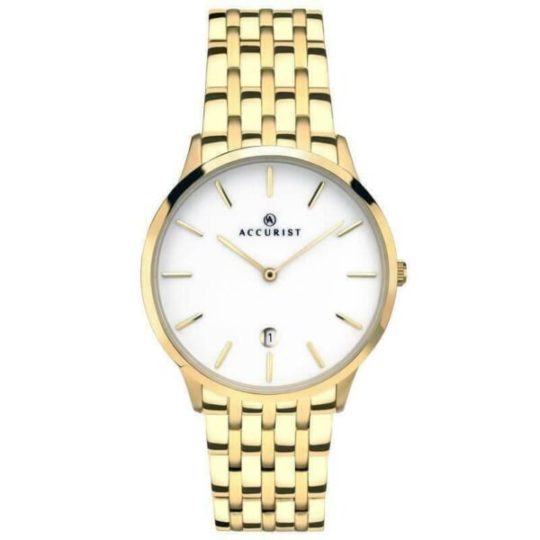 Accurist Men's Watch 7239 Gold Tone Signature Bracelet