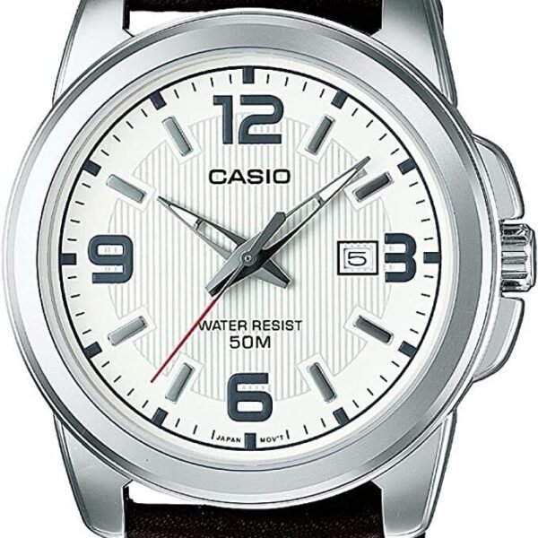 Casio MTP-1314PL-7AVEF Collection Brown Leather Strap Watch