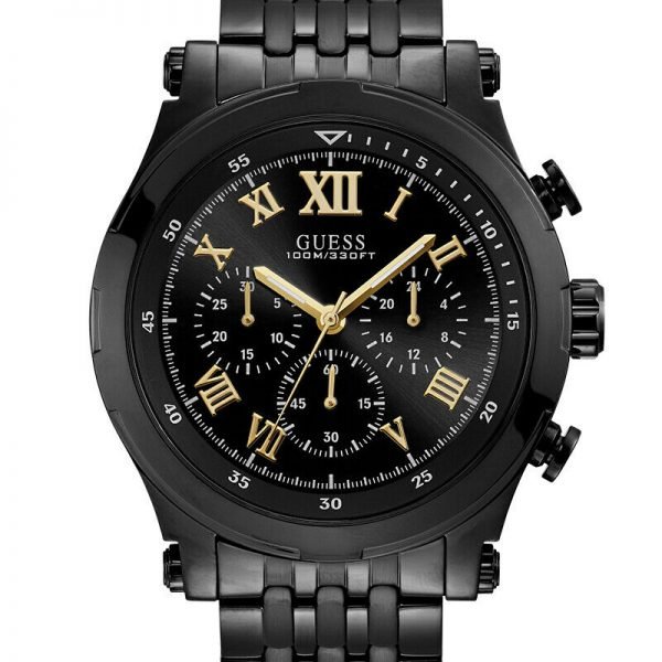Guess Chronograph Black Dial Men's Watch W1104G2