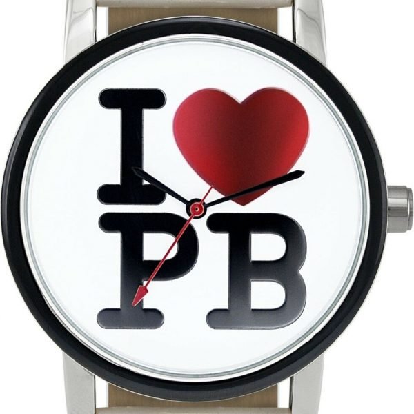 Paul's Boutique Women's Quartz Watch with White Dial Analogue Display and White