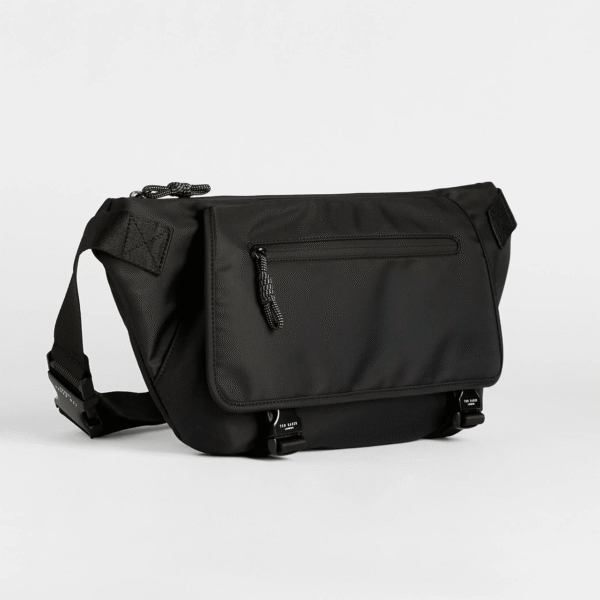 TED BAKER Clayten branded satin nylon belt bumbag