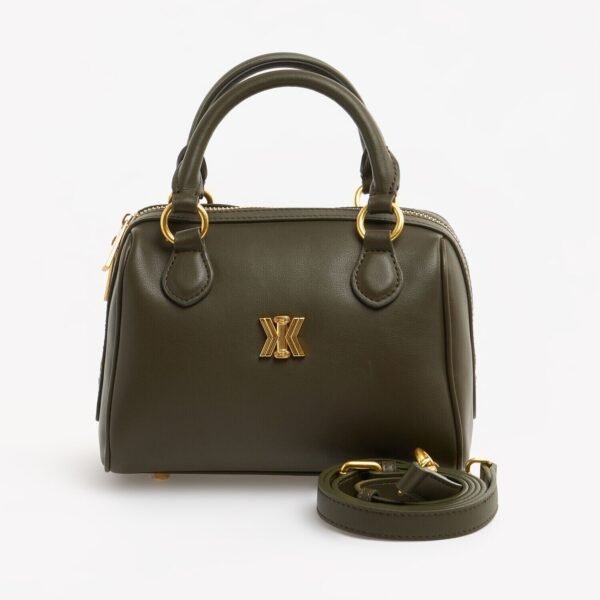 Kassandre LEANDRA HAND BAG | Puffed Mini Duffel Bag | Dark Green | FW23K22202