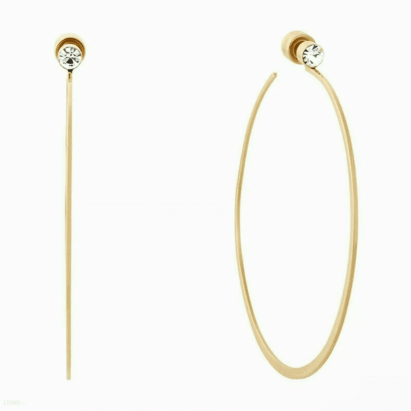 MICHAEL KORS MODERN BRILLIANCE Mixed Shape CZ Gold-Tone Whisper Hoop MKJ5999710
