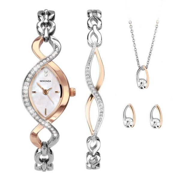 Sekonda Ladies Classic Watch and Jewelery Gift Set 2807G