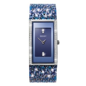 Seksy 2906 Rocks Ladies Watch Blue Swarovski Crystal