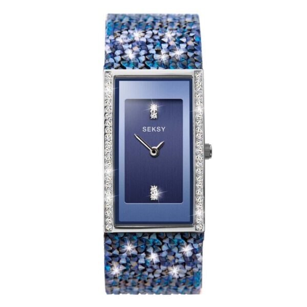 Seksy 2906 Rocks Ladies Watch Blue Swarovski Crystal