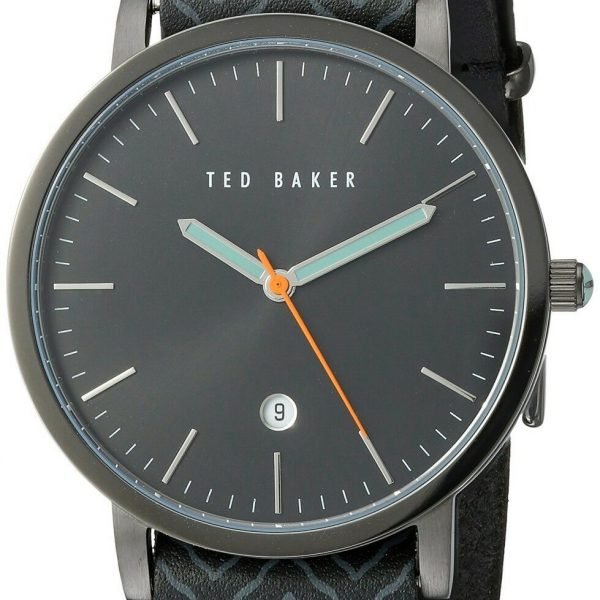 Ted Baker Men's 'Smart Casual' Quartz Stainless Steel and Leather Dress Watch