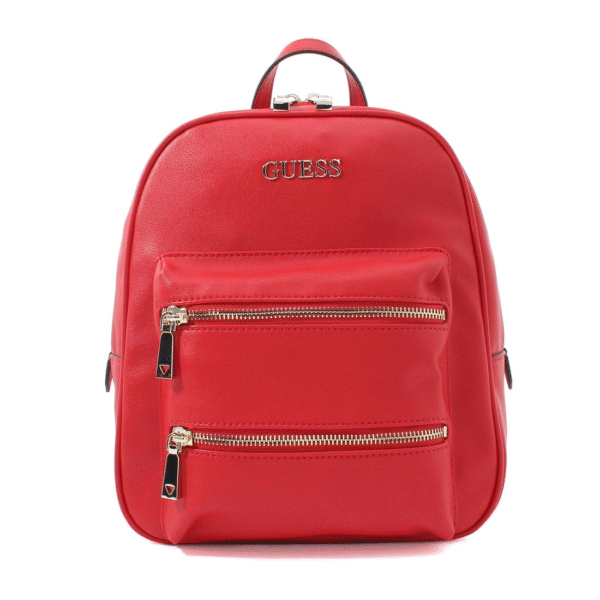GUESS Caley VG767433 Large Red Rucksack | Chic Eco-Leather Backpack