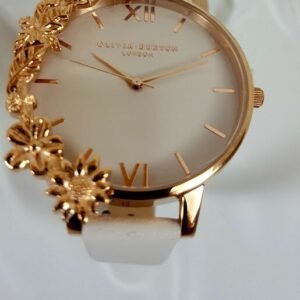 Olivia Burton ladies Case Cuffs Rose Gold & Blush Watch OB16CB06