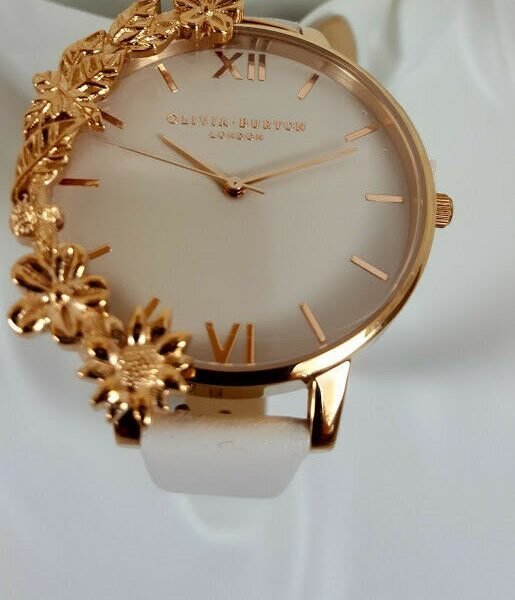 Olivia Burton ladies Case Cuffs Rose Gold & Blush Watch OB16CB06