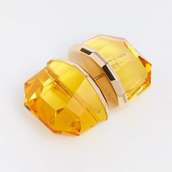 Swarovski Lucent stud earring | Single | Yellow | Gold-tone plated | 5600253