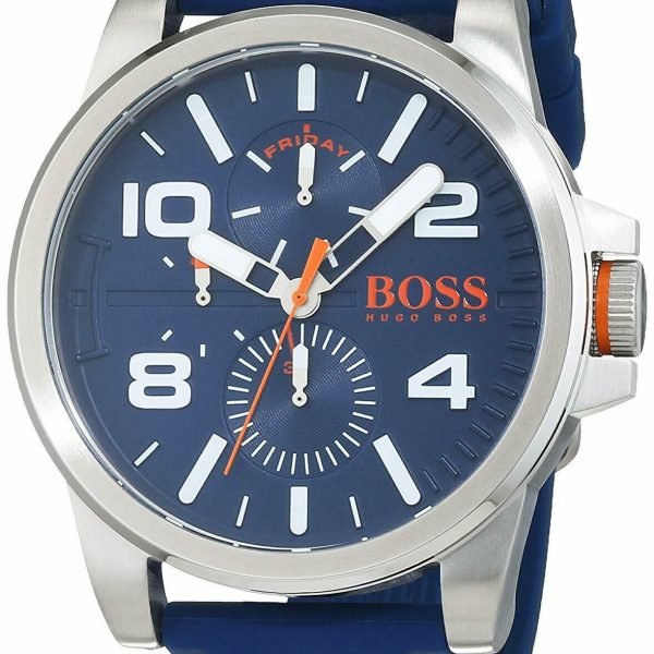 Hugo Boss Orange Detroit Mens Quartz multi dial Blue Silicone Strap 1550008