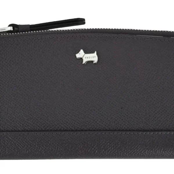 Radley Dark Grey Purse Bifold Large Pebbled Leather Hampstead S5739041