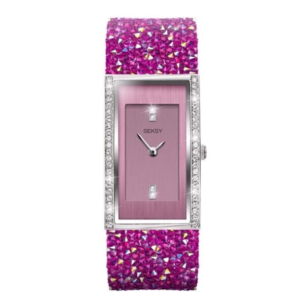 Seksy 2995 Rocks Ladies Watch Pink Swarovski Crystal