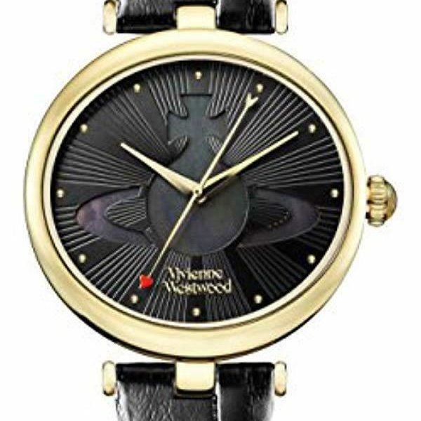 Vivienne Westwood Womens Analogue Classic Watch with Leather Strap VV184BKBK