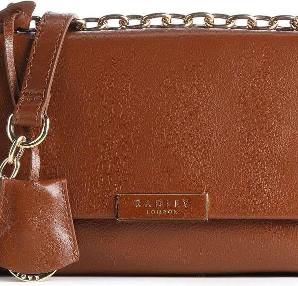 RADLEY London Mill Bay Large Flapover Crossbody Bag in Tortoise Brown H4187205