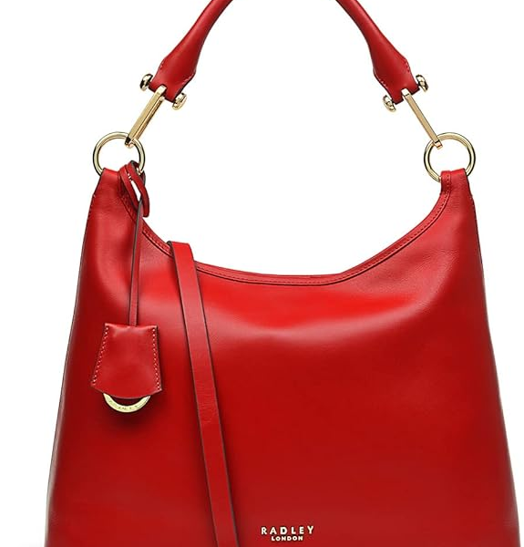 Radley CUBA STREET Medium Open Top Shoulder H6347551 Red Leather Bag