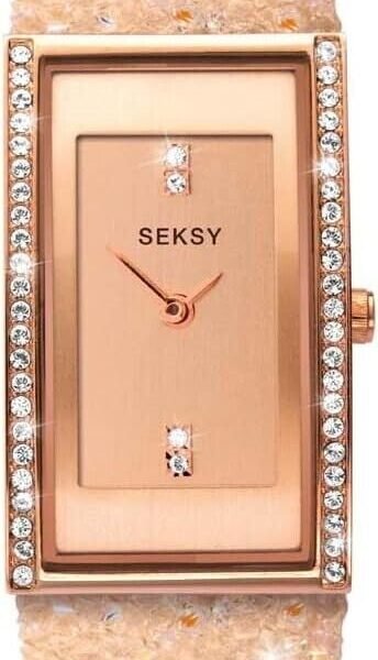 Seksy Watch 2922 Rocks Ladies Cream Swarovski Crystal Set Dial