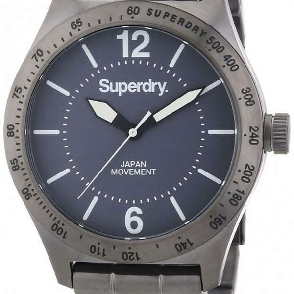 Superdry Men's Watch XL Analogue Quartz Stainless Steel Coated SYG107EM