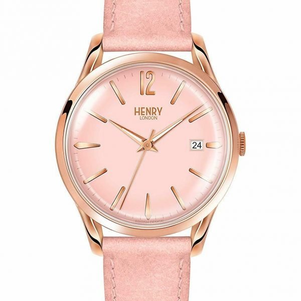 Henry London Unisex Watch Leather Strap HL39-S-0156