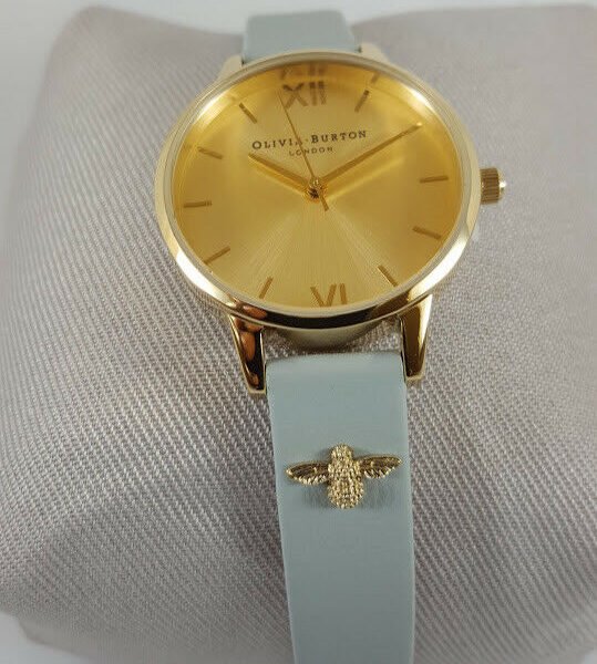 LADIES OLIVIA BURTON EMBELLISHED STRAP WATCH OB16ES17