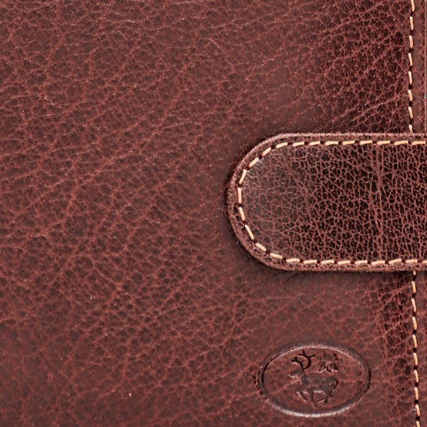 LLOYD BAKER Brown Leather Bifold Wallet