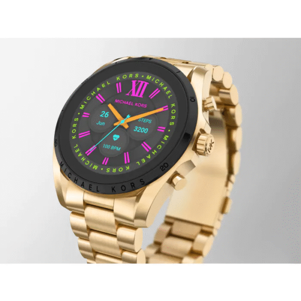 MICHAEL KORS BRADSHAW MKT5138 Steel Golden GEN 6 Smartwatch + Silicone Strap