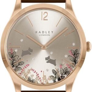 Radley RY21416A Ladies Rose Tone Leather Strap Watch