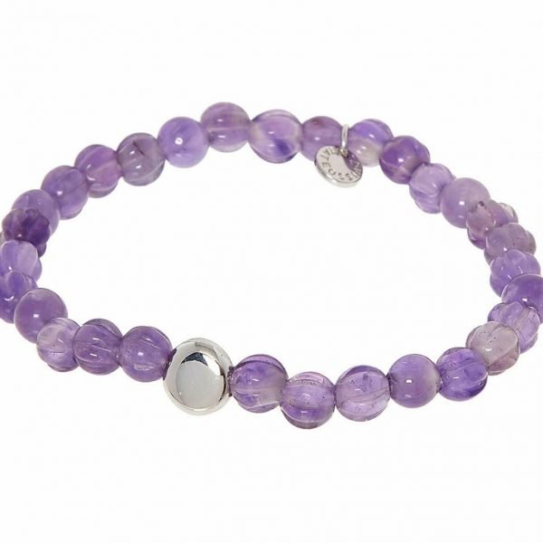 TATEOSSIAN Silver & Onyx Beaded Bracelet RRP £145