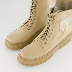 VIRON 1992 Beige High Top Unisex Boots UK Size 10
