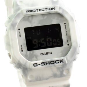 Casio Men's Digital Quartz Watch with Plastic Strap DW-5600GC-7ER